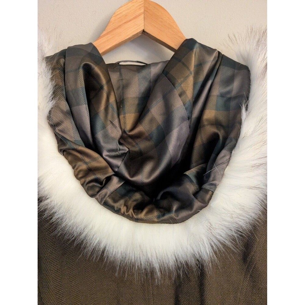 Outlander X Torrid Olive Green Tartan Jacket Size 1 - Picture 9 of 10